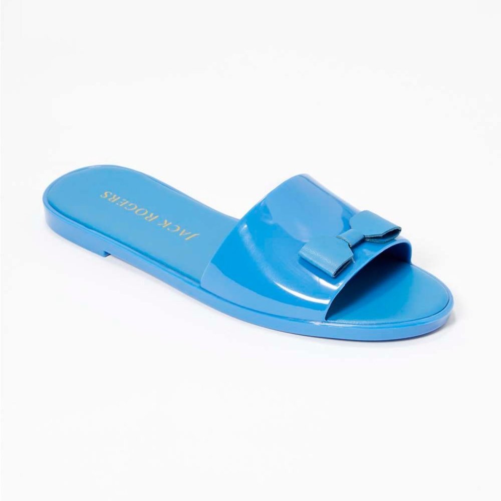 NWT Jack Rogers | Atlantic Patricia Bow-Accent Jelly Slide - 8
